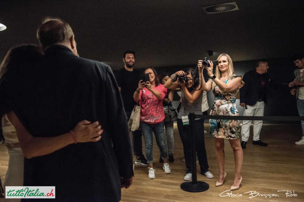 Carlo Verdone al cinema Pathé Zurigo Dietlikon con Tuttoitalia