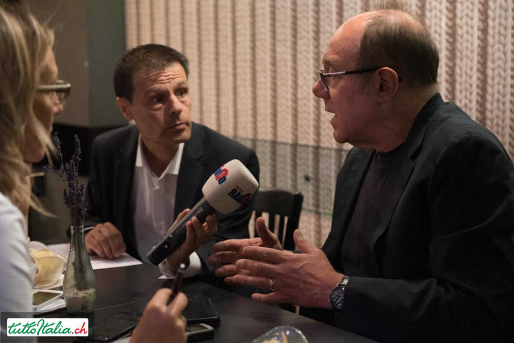 Carlo Verdone con Bruno Indelicato