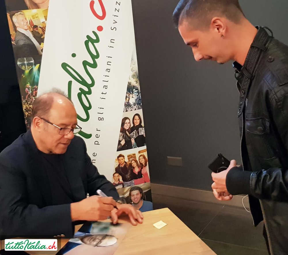 Carlo Verdone al cinema Pathé Zurigo Dietlikon con Tuttoitalia