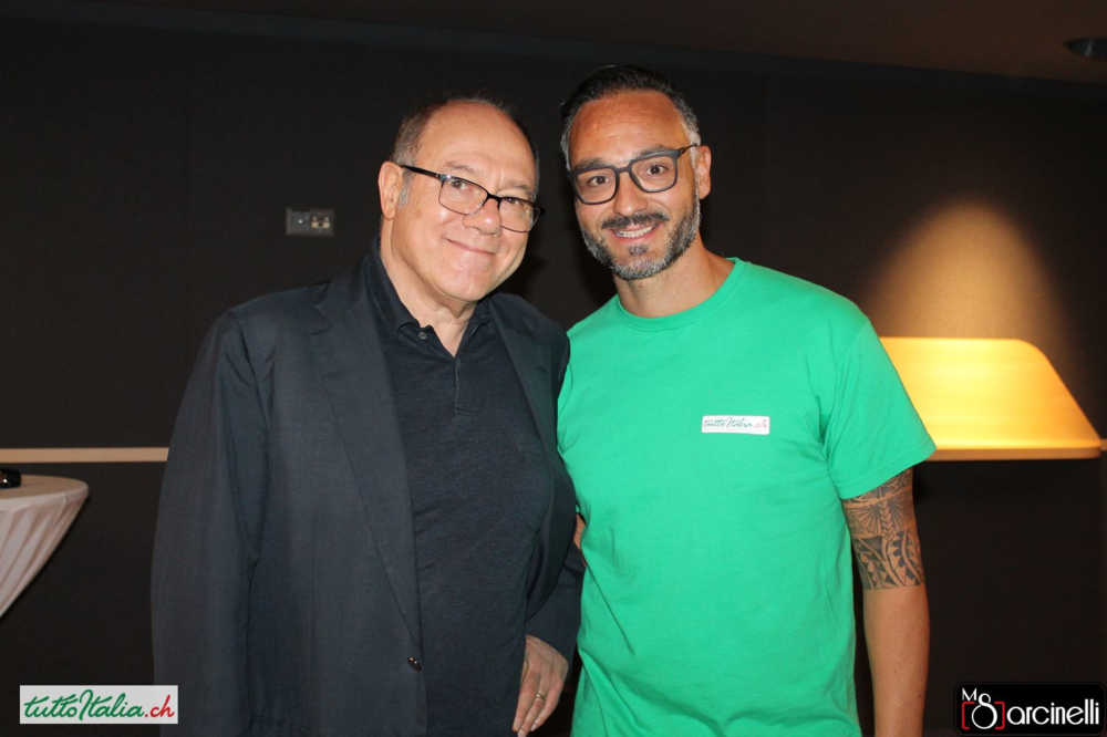 Carlo Verdone con Luca Cocchiero