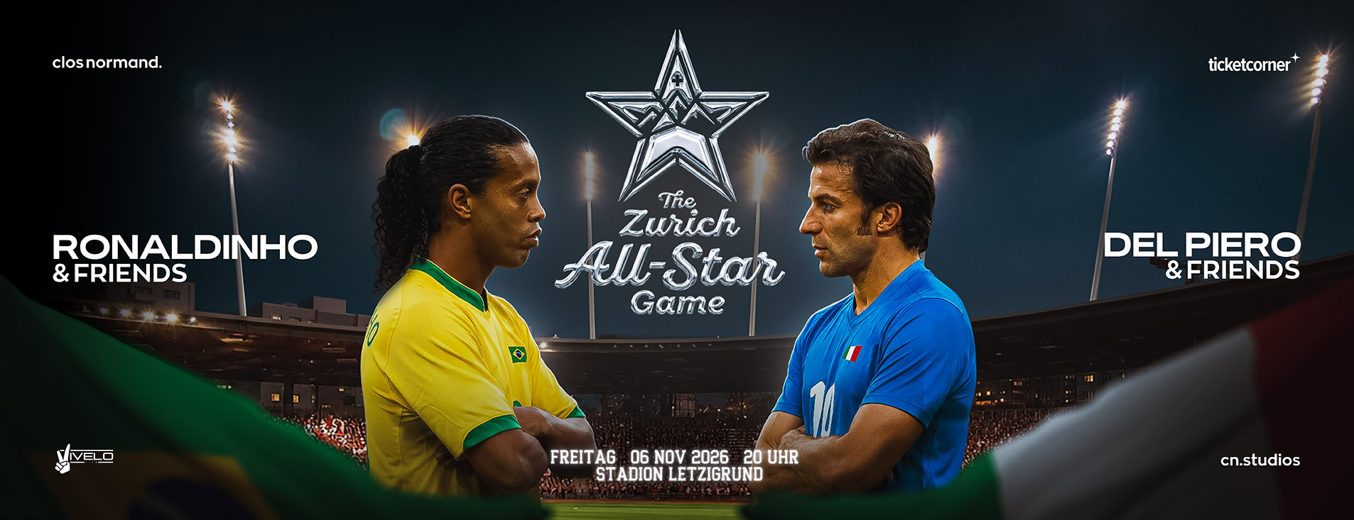Del Piero gegen Ronaldinho im Letzigrund: der Fussball, der Generationen verbindet