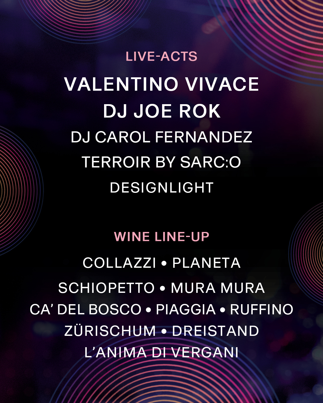 Sound of Wine 2026: l'Hallenstadion di Zurigo diventa un salotto milanese