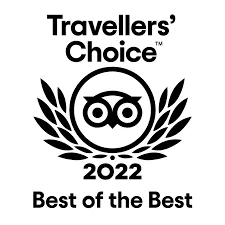 Logo Tripadvisor Travellers' Choice 2022 Best of the Best reçu par Borgoterra