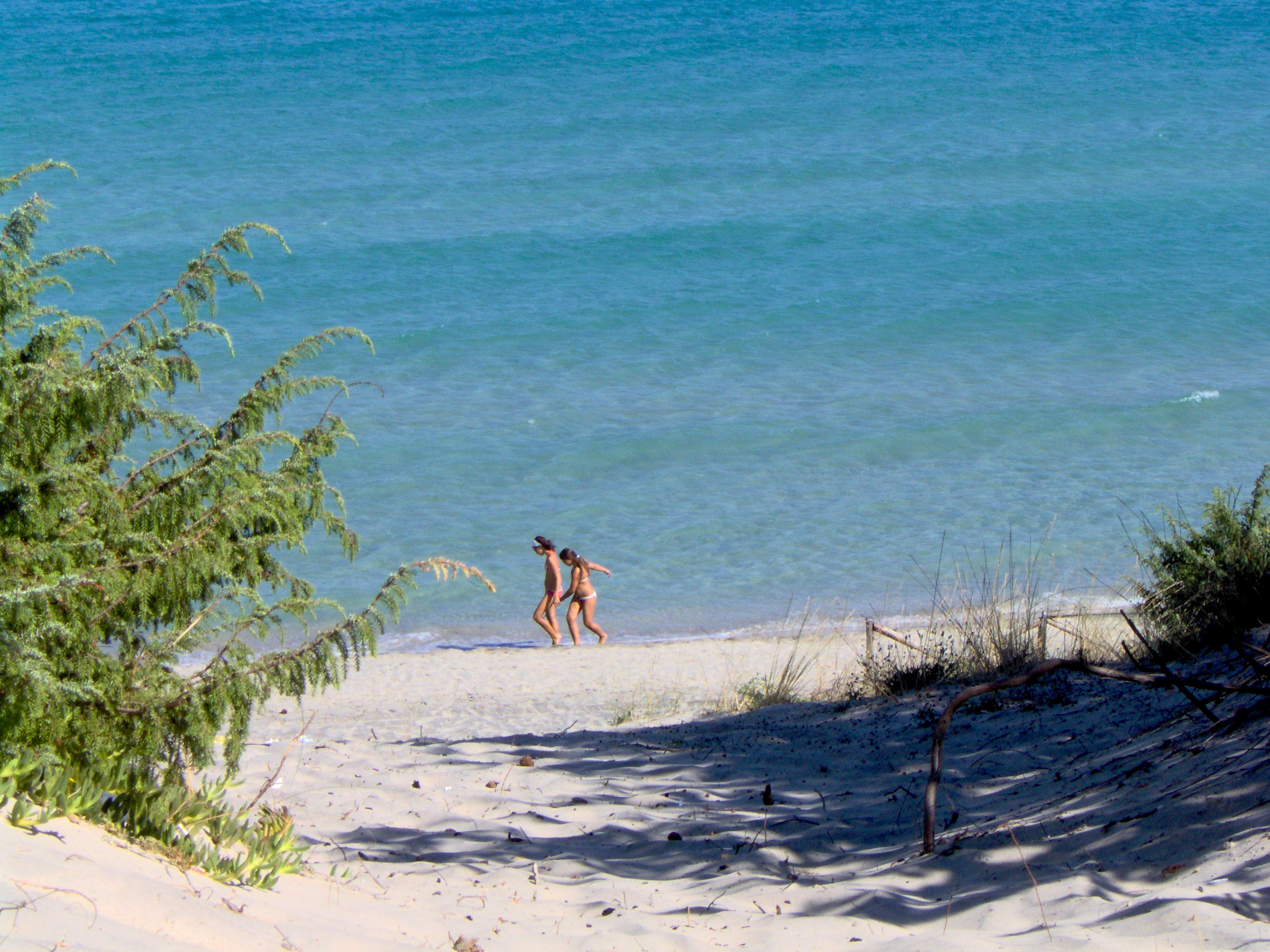 Mare cristallino e spiaggia sabbiosa della costa del Salento