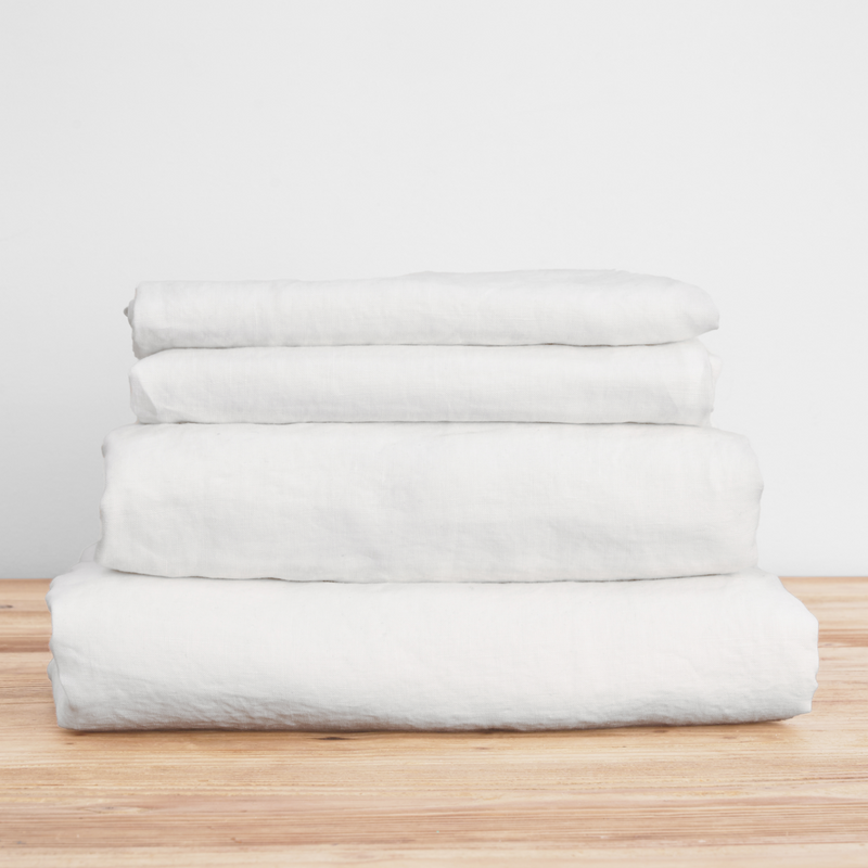I Love Linen French Flax Linen Sheet Set