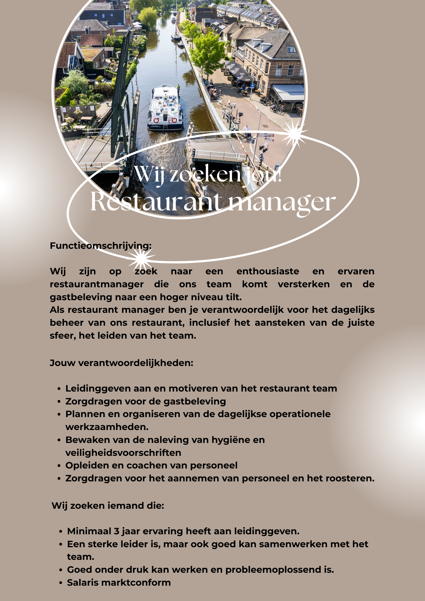 We zoeken jou!