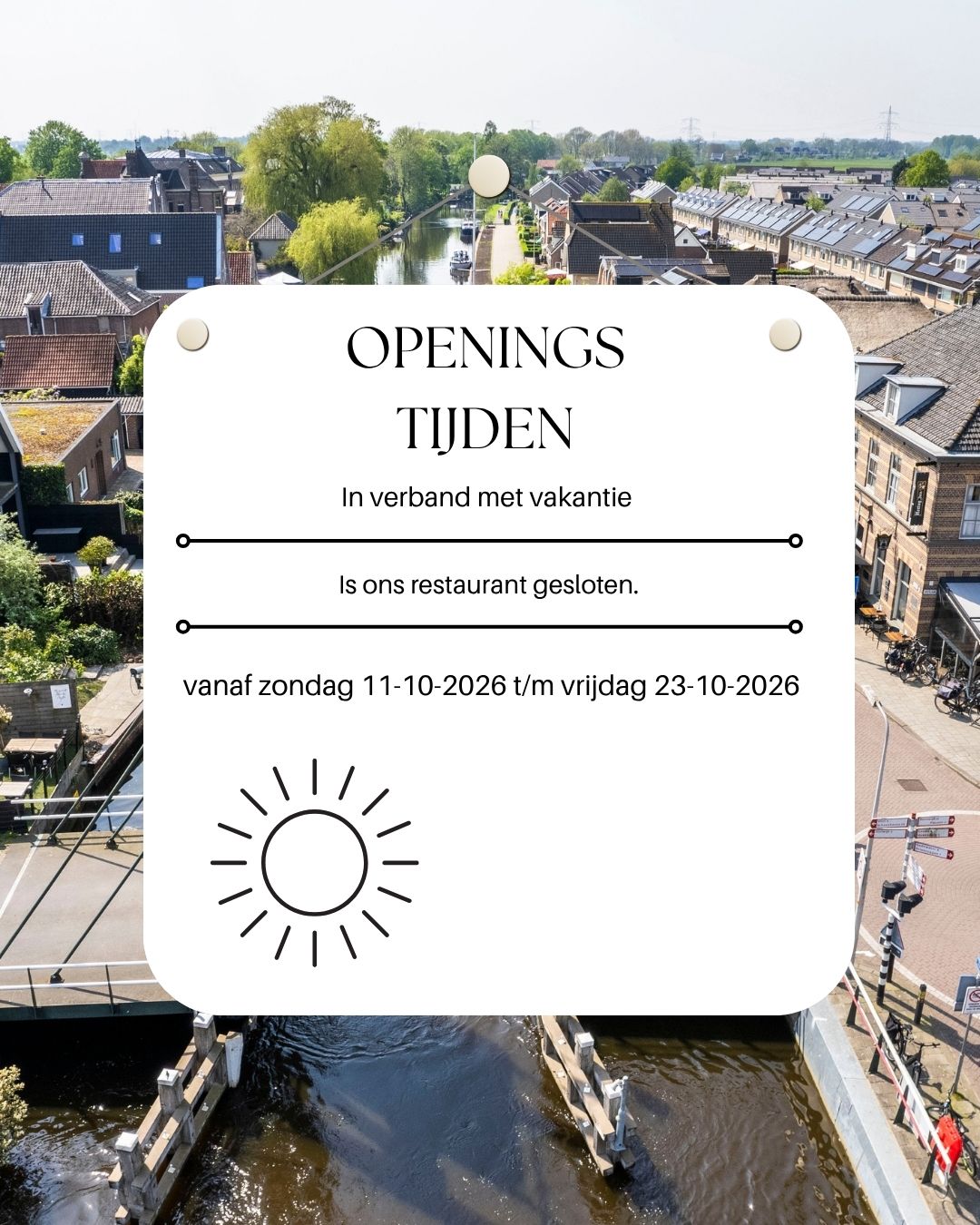 Openingstijden