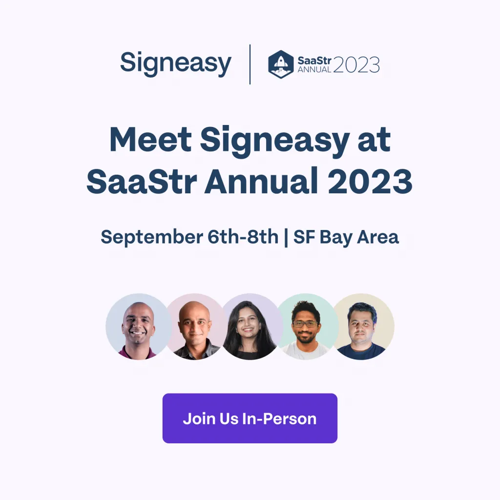 Signeasy at SaaStr 2023