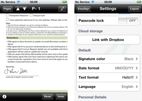 Upgrade Your Signeasy App to our Latest iOS Version 3.4.1