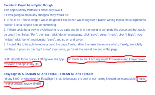 Signeasy Customer Reviews