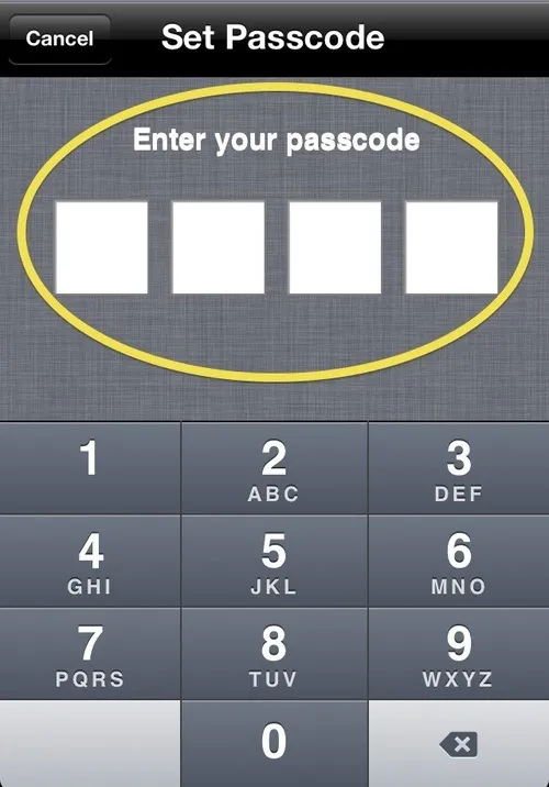 Signeasy - Set Passcode