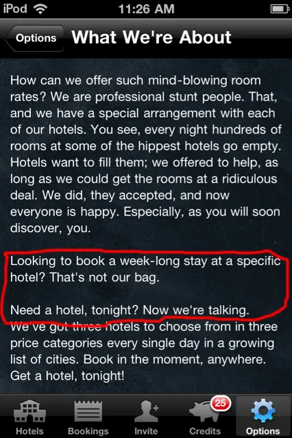 Hoteltonight Mobile App - About Us