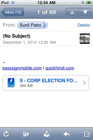Signeasy v2.0 - New feature for importing documents