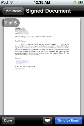 Signeasy - Signed Documents