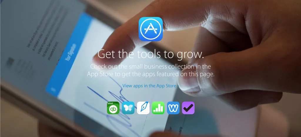 iPad Small Business feature