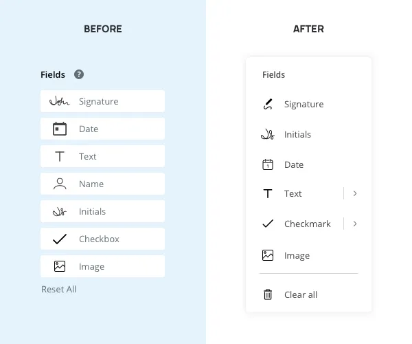 Design Overhaul Signeasy