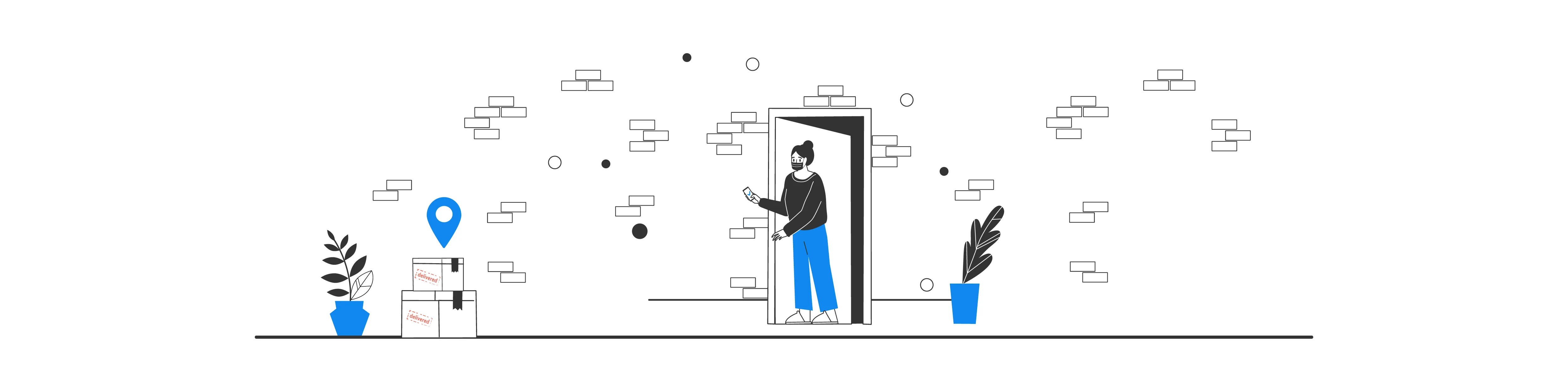 Package delivery with App Clips