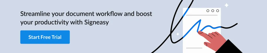 Signeasy eSignature cta