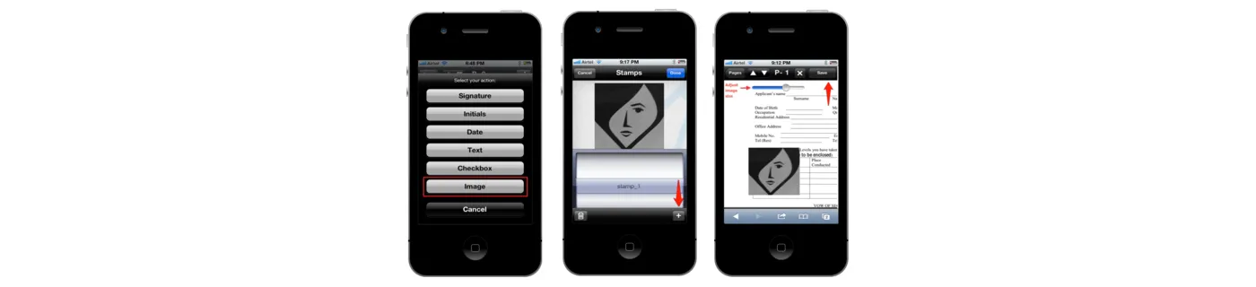 Add an Image To Your Documents With Signeasy