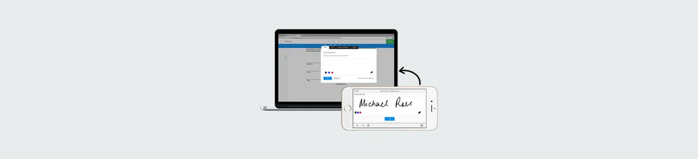 How to use 'Draw on Mobile' on Signeasy for Web