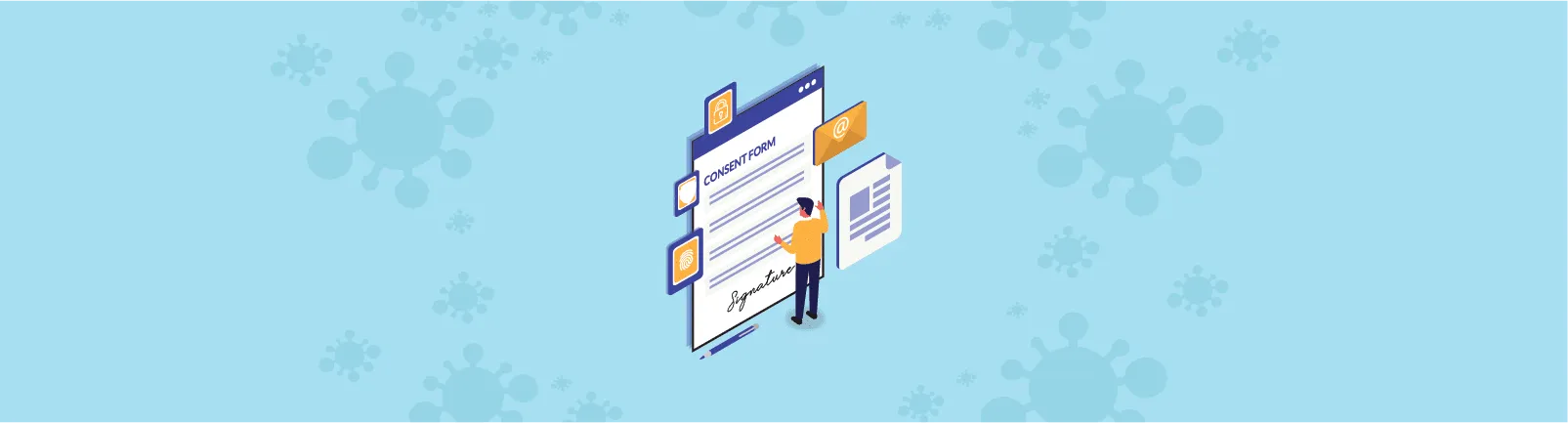 Collect contactless signatures for COVID-19 consent forms