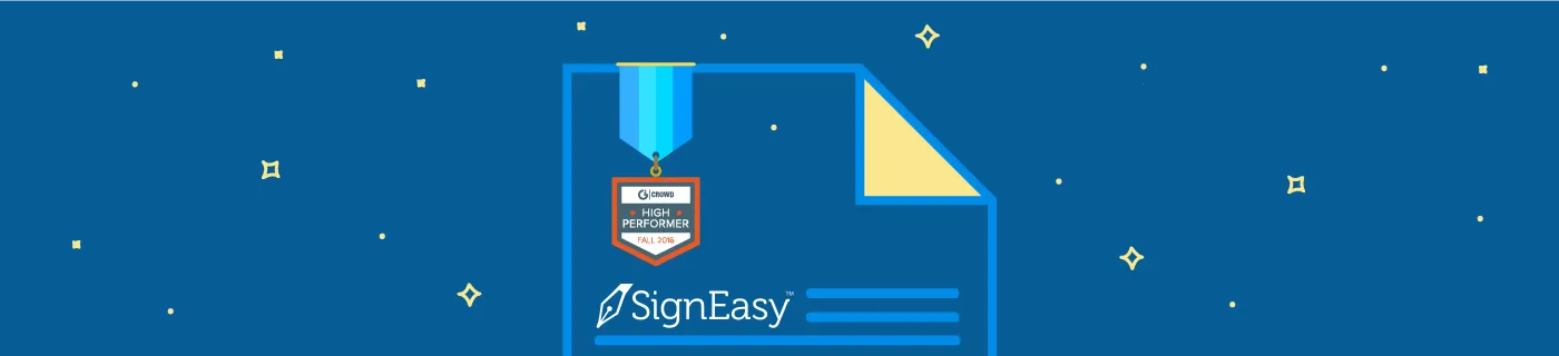 Signeasy named a High Performer in the G2 Crowd Fall 2016 eSignature Software Report