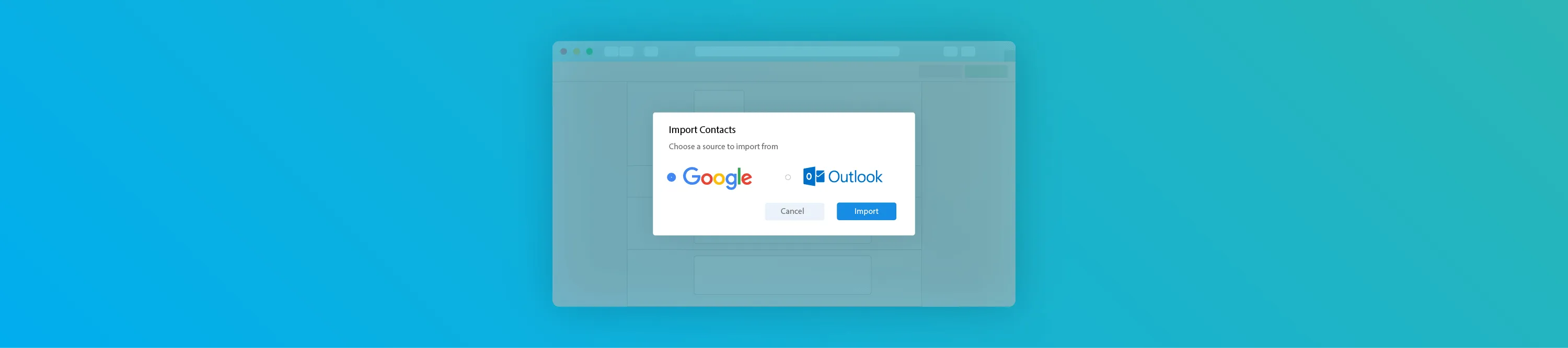 Import your Gmail and Outlook contacts into Signeasy