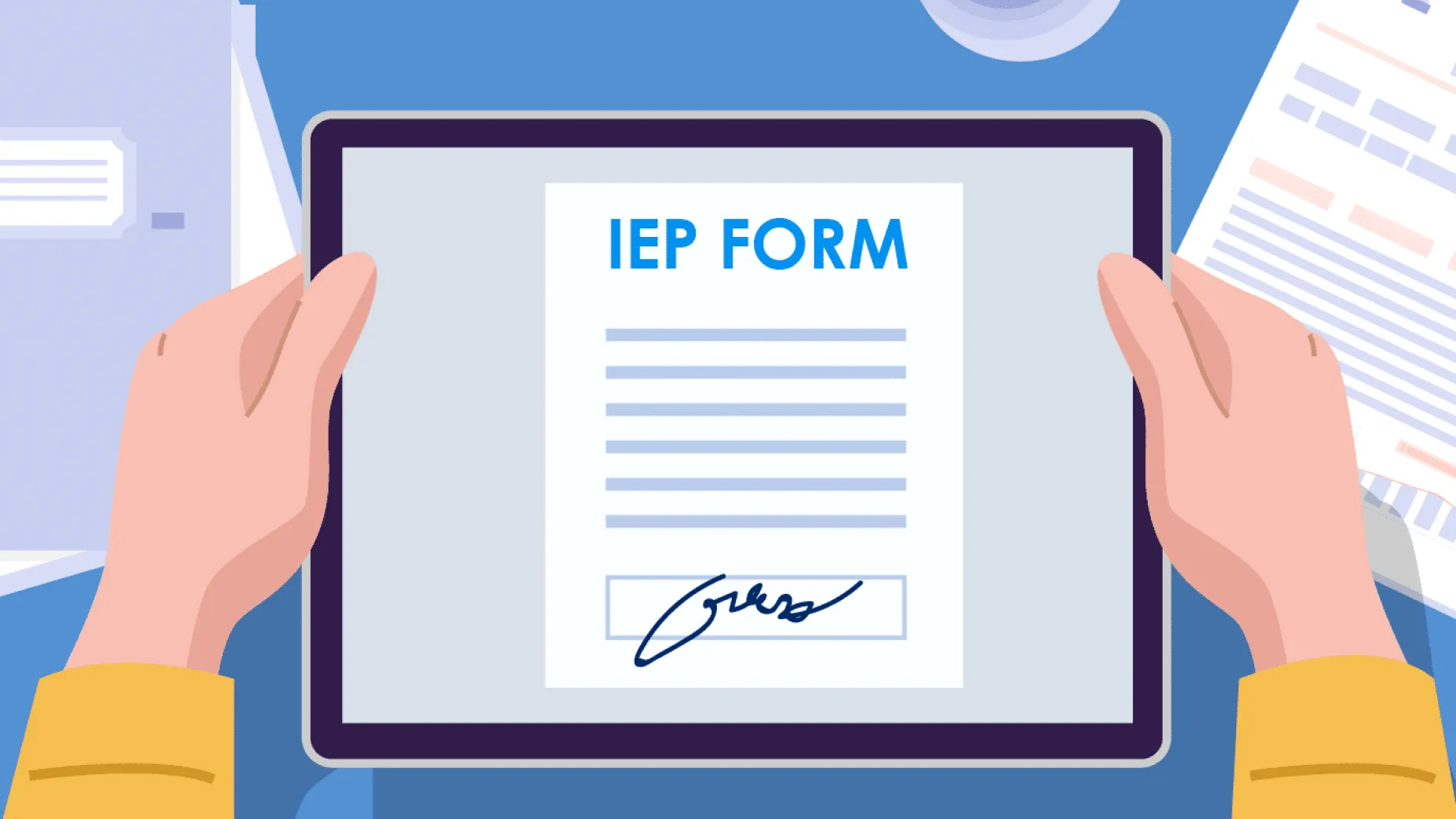 How to sign IEP forms remotely with Signeasy