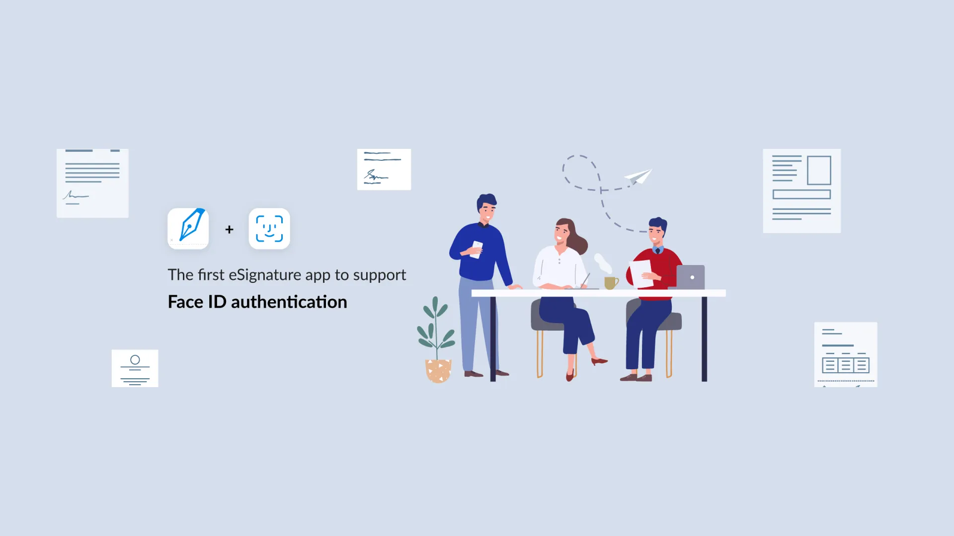 Have you ever signed a document with your face? Now you can!
