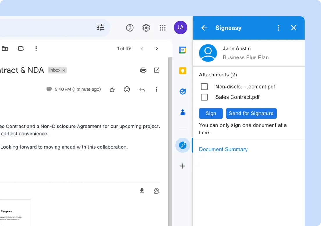 Streamline contracts 