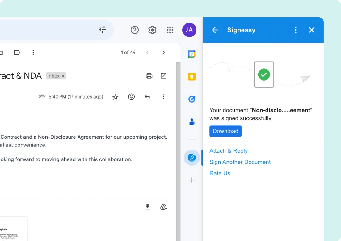 Collaborate on the same thread