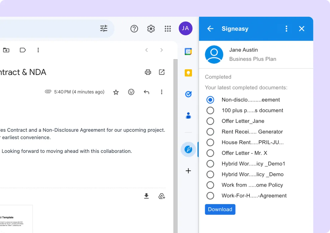Manage contracts centrally