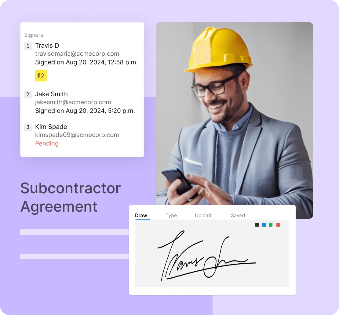 Complete projects faster with streamlined contract management
