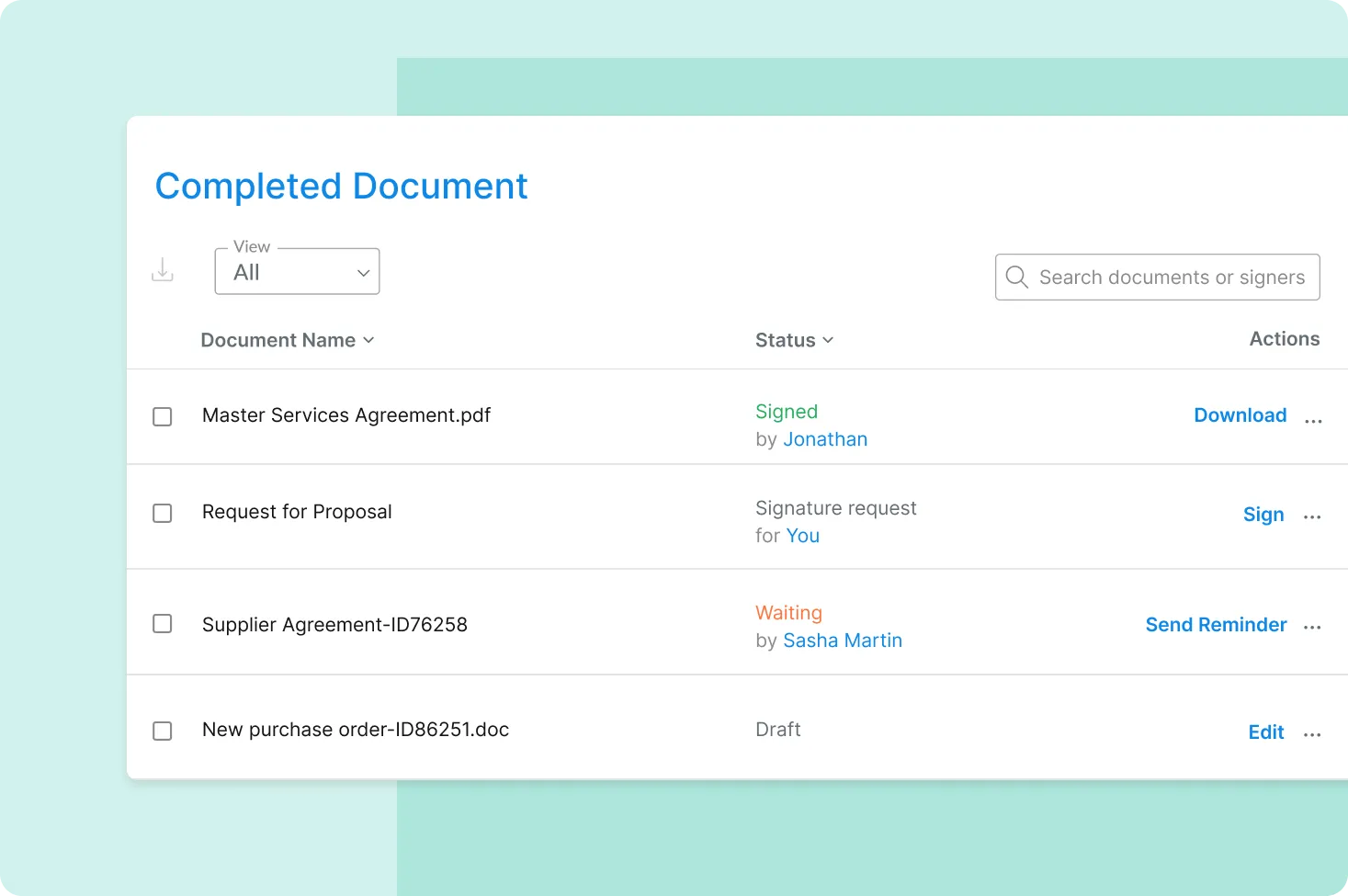 See who is holding up progress with real-time visibility