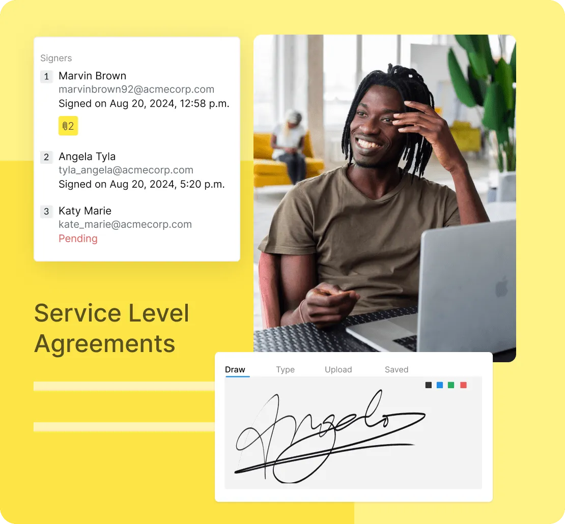 Manage contracts securely and easily with Signeasy