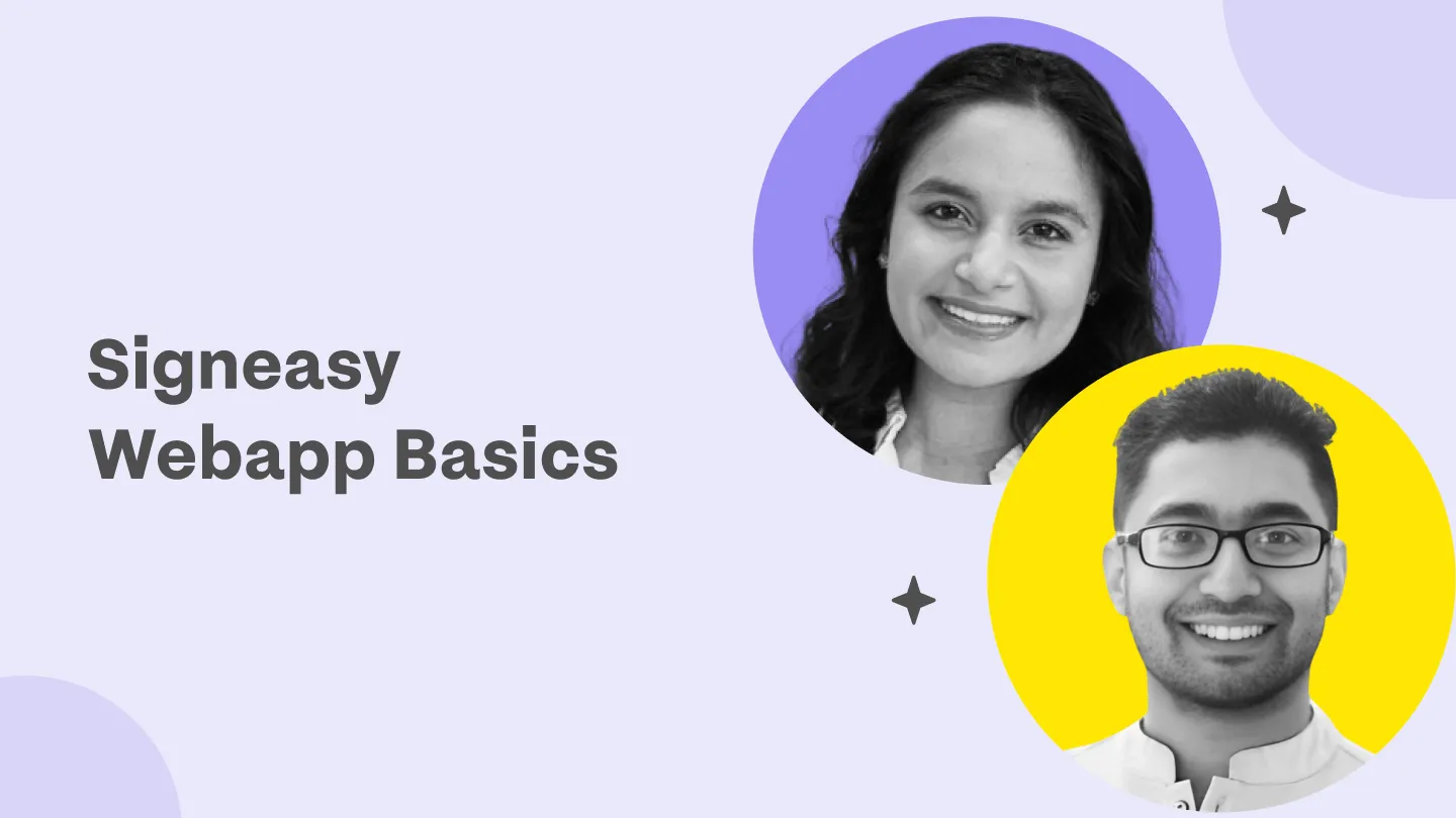 Signeasy Web App Basics 