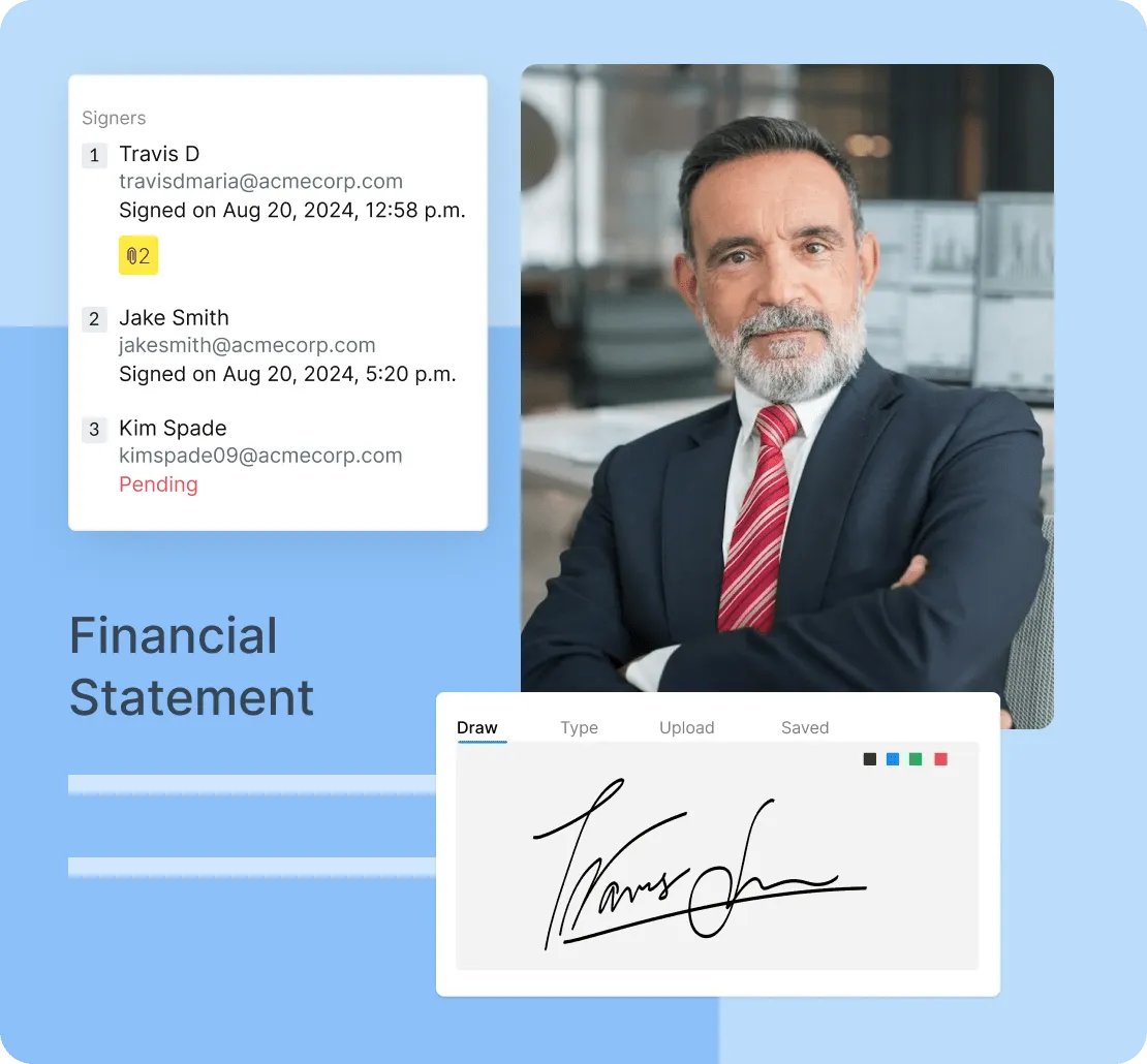 Accelerate financial transactions with digital signatures