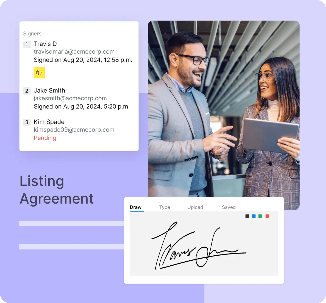 Simplify real estate transactions with eSignature workflows