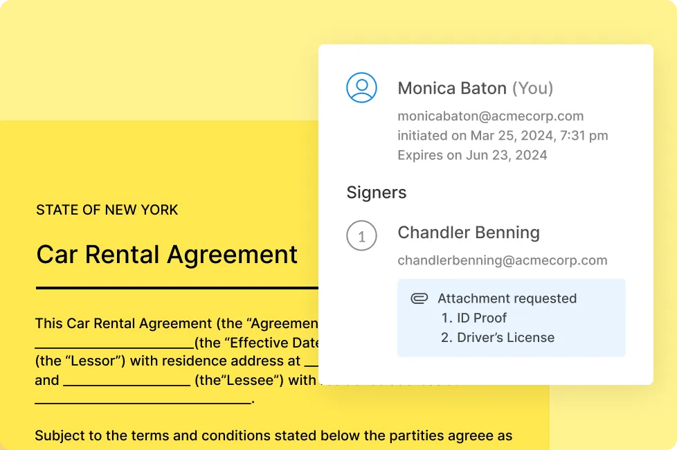Get supporting files attached securely
