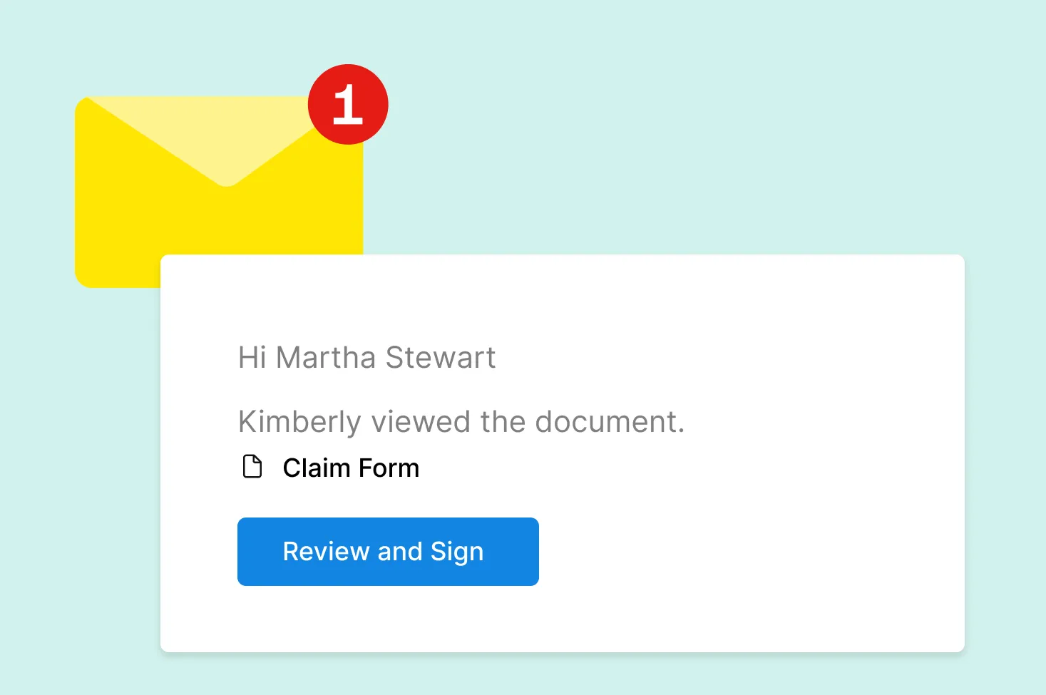 Get visibility into contract status for faster completion