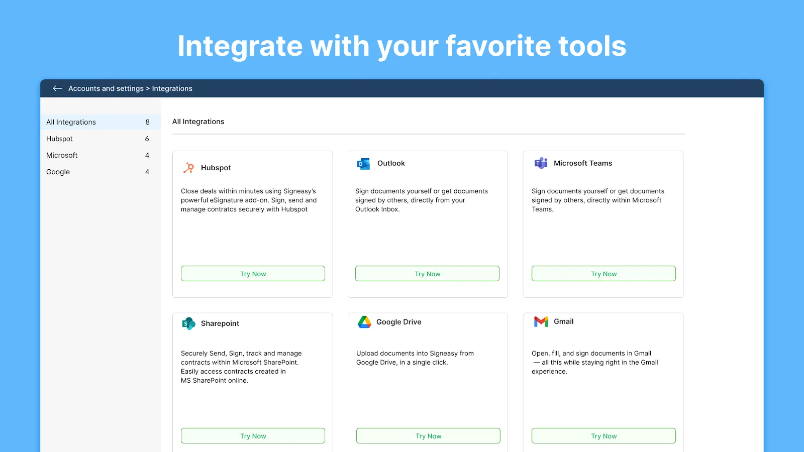 Implement seamless integration