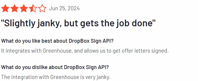 Dropbox Sign review