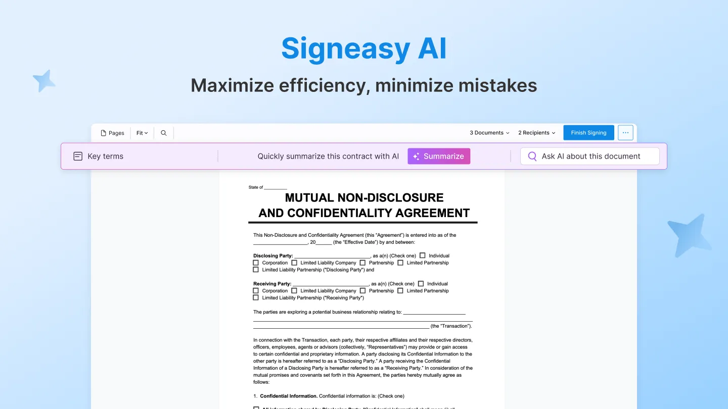 Signeasy AI: Maximize efficiency, minimize mistakes