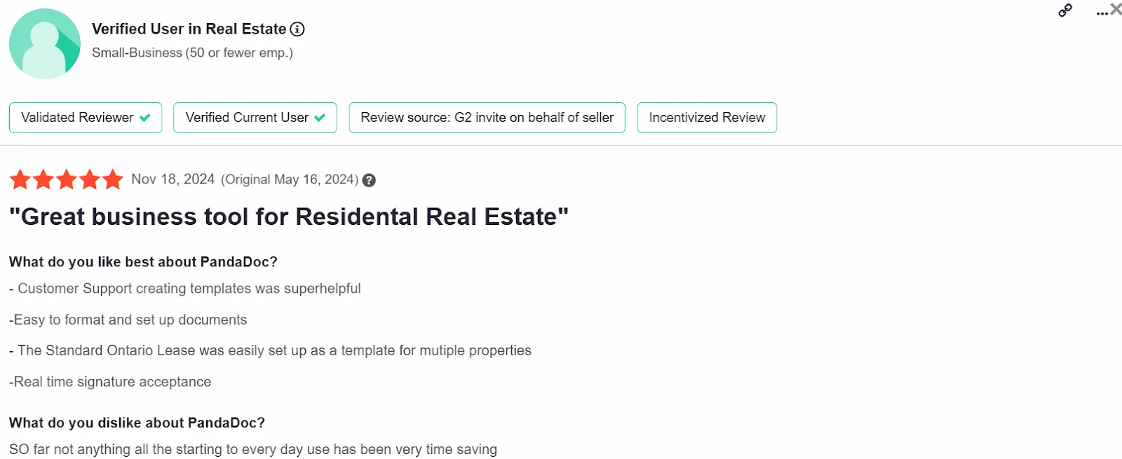 Businesses find PandaDoc useful to manage paperwork