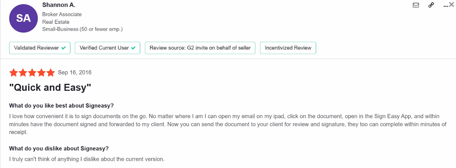Signeasy helps to complete paperwork in minutes