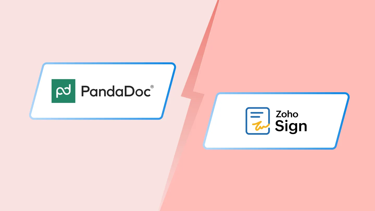 PandaDoc vs Zoho Sign