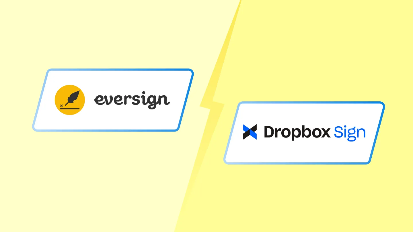 Xodo Sign (formerly Eversign) vs Dropbox
