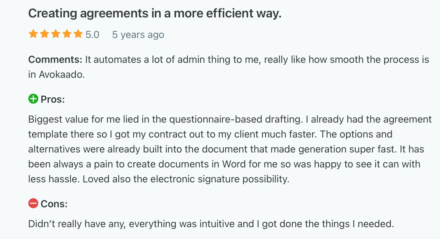 Avokaado Capterra review