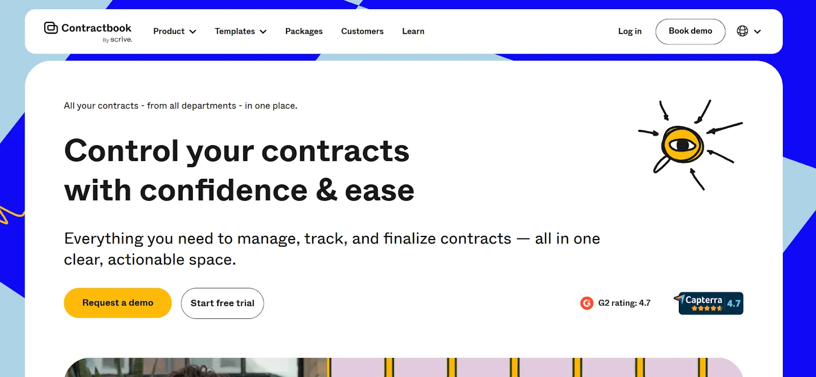 Contractbook homepage