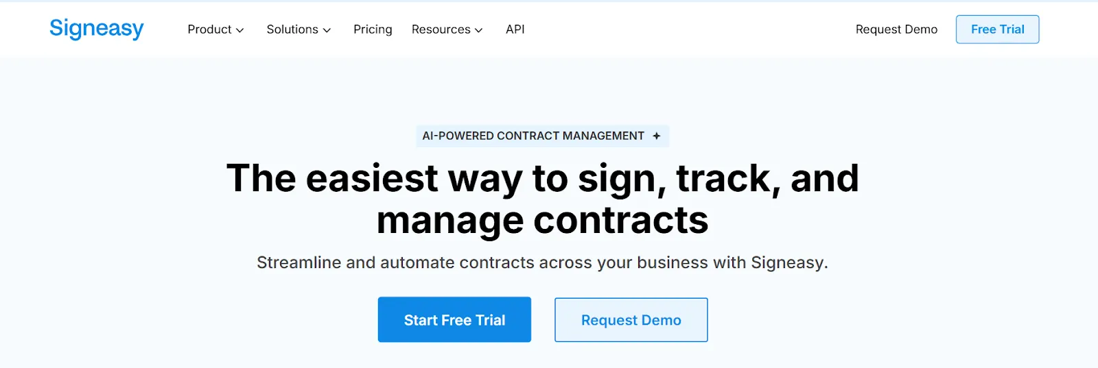 Signeasy, the best Contrackbook alternative